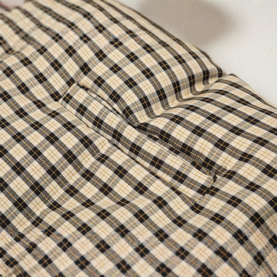 Chaqueta Corta de Algodón Estilo Retro Americano a Cuadros - Image 4