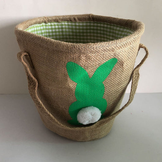 Bolsa Tote de Yute para Pascua con Motivo Religioso - Image 3