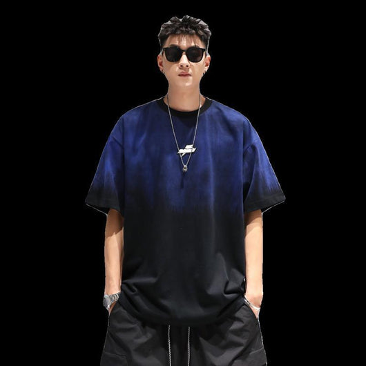 Playera Degradada Talla Grande para Hombre - Cómoda y Moderna - Image 4