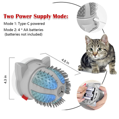 Cepillo Masajeador LED para Gatos con Juguete Interactivo - Image 8