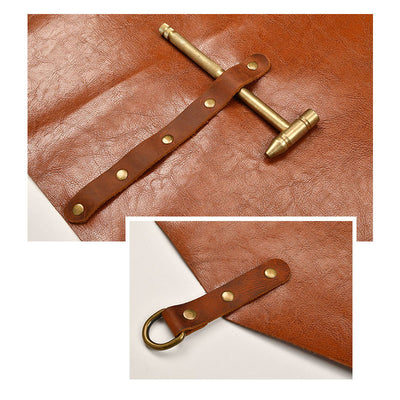 Delantal de Cuero Genuino Cowhide - Image 9