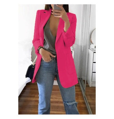 Blazer Slim Temperamento con Solapa Elegante - Image 2