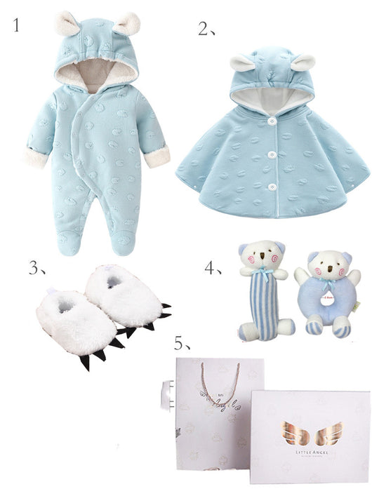 Pijama Enterizo Bebé Invierno con Pie Doble Capa y Forro Polar - Image 11