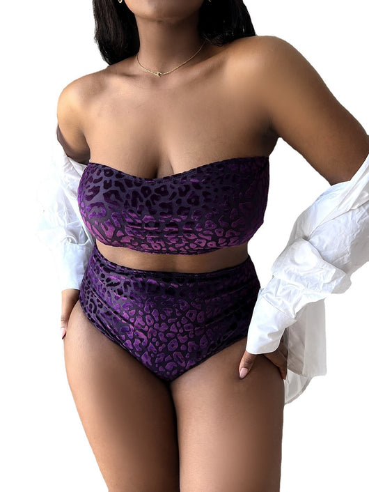 Bikini Talle Grande Cintura Alta con Abertura Lateral - Image 7
