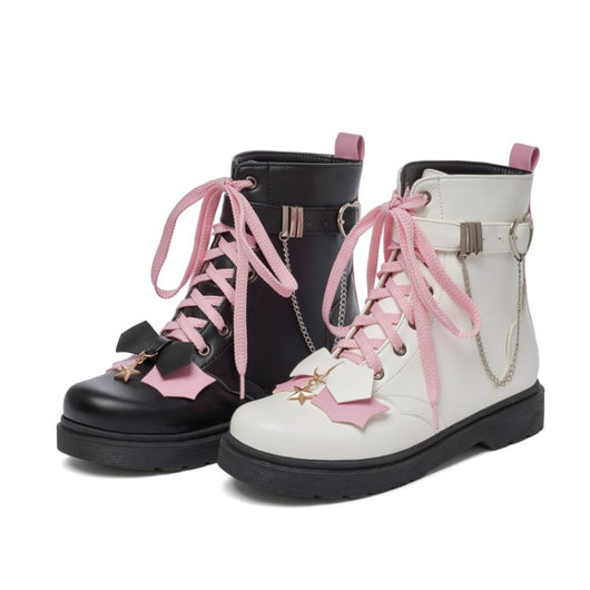 Botas Martin para Mujer con Cadena Metálica y Moño - Image 16