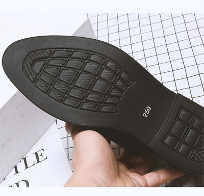 Zapatos de Cuero Casual Estilo Coreano con Altura Aumentada para Hombre - Image 14