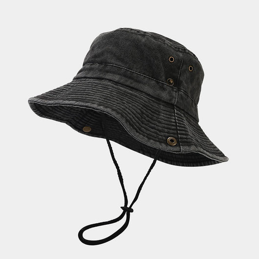 Gorra de Pesca Vintage con Ala Ancha y Detalles Patchwork - Estilo Primavera Verano - Image 11
