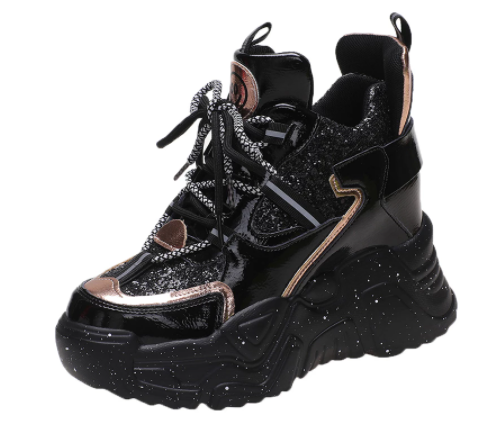 Zapatillas Deportivas Casual Coreanas con Suela Gruesa Acolchada - Image 6
