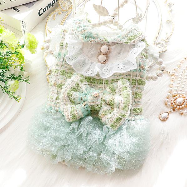 Vestido de Encaje Elegante para Perros Pequeños - Image 4