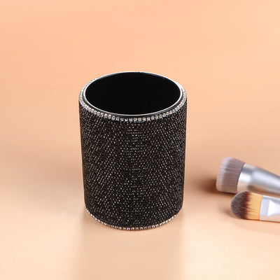 Brocha de Maquillaje con Incrustaciones de Diamantes y Cerdas Suaves - Image 15