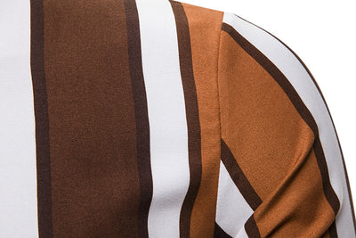 Camisa de Playa Entallada a Rayas con Mangas Largas - Estilo Británico - Image 23