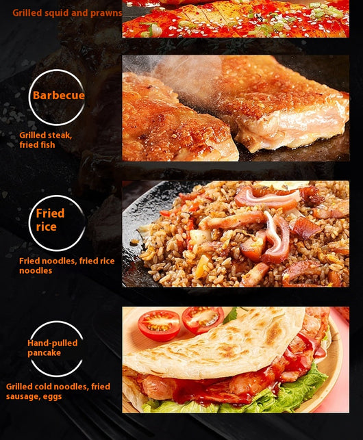 Plancha Comercial Eléctrica y de Gas para Fideos Fríos y Asados - Image 18