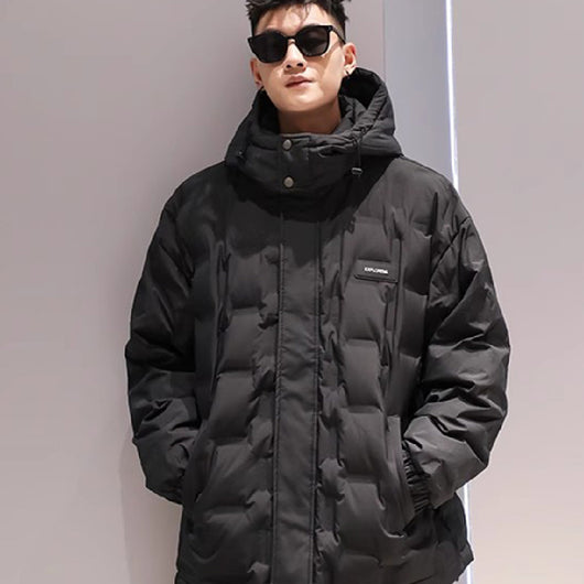 Chaqueta de Plumón de Pato Blanco 90% para Hombre - Abrigo Térmico Premium