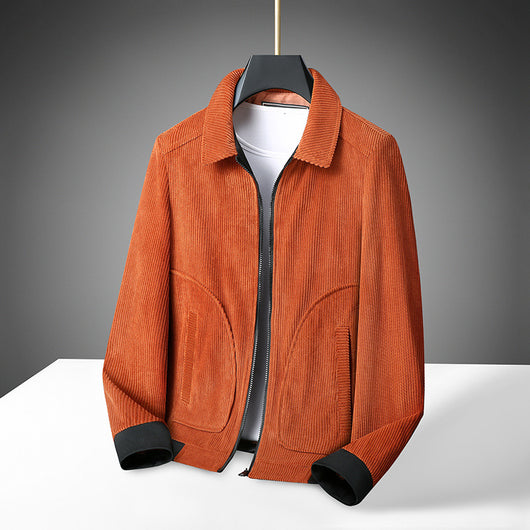Abrigo de Pana Grueso Talla Grande para Hombre - Image 12