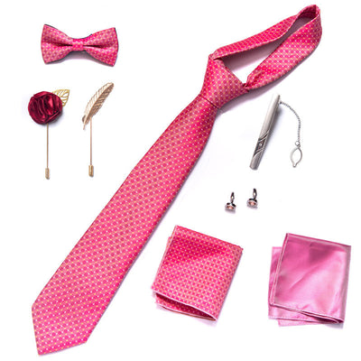Conjunto de 8 Piezas de Corbatas para Traje Formal de Hombre - Image 68