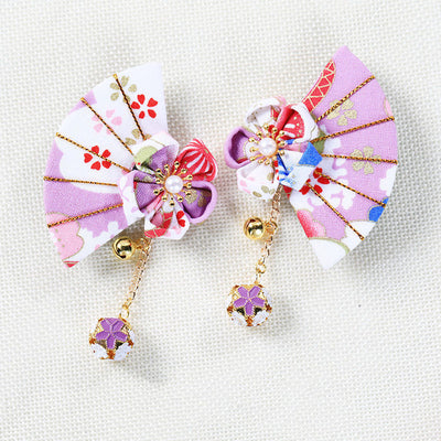 Pasador Floral Japonés Sakura con Cascabeles - Image 10