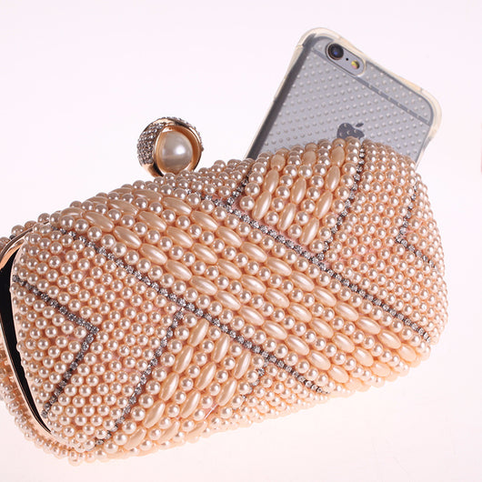Bolso Cuadrado Pequeño con Detalle de Perla para Mujer - Image 5