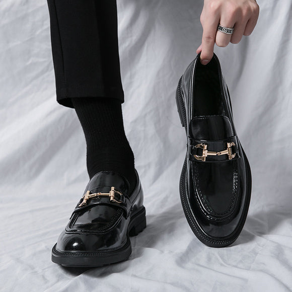Horsebit Platform Loafers - Luxury Formal Shoes for Men