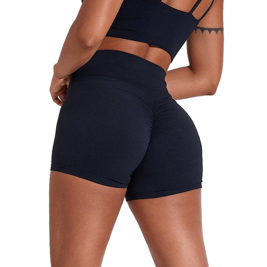 Pantalones Yoga Levantacaderas de Cintura Alta Plisados - Estilo Europeo - Image 5