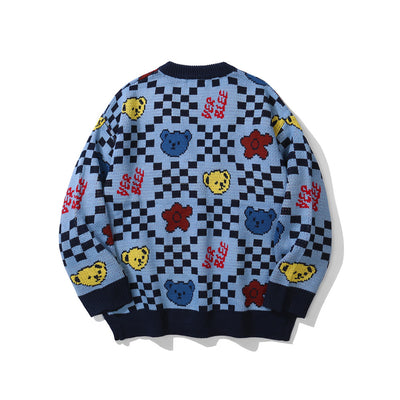 Cardigan Tejido Osito de Dibujos Animados para Hombre - Image 10