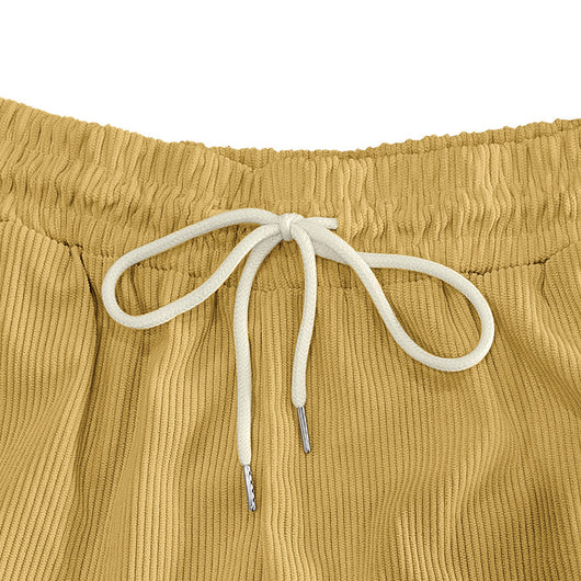 Shorts Holgados de Lino para Hombre - Corte Recto y Cierre de Cordones - Image 17