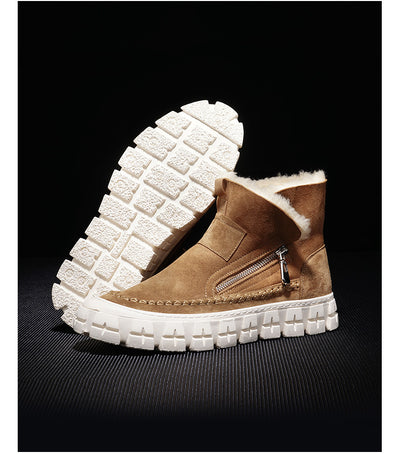 Bota New Fur One para Hombre - Cuero, Lana y Forro Polar - Image 6