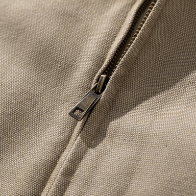Chaqueta Vintage Americana para Hombre con Cuello Solapa y Tela Gruesa Desgastada - Image 3