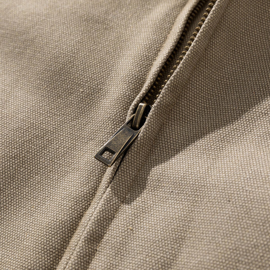 Chaqueta Vintage Americana para Hombre con Cuello Solapa y Tela Gruesa Desgastada - Image 3