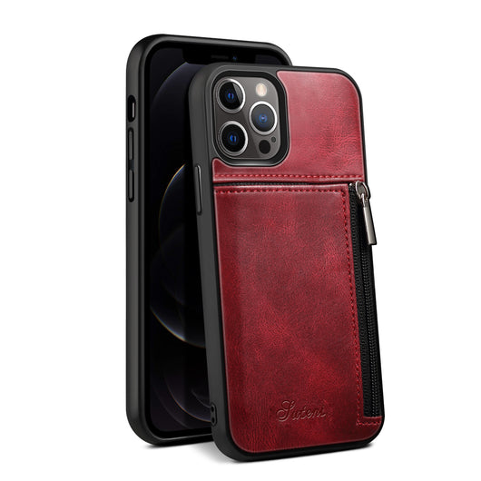 Funda Protectora para Celular con Compartimento de Tarjetas y Cierre - Image 5