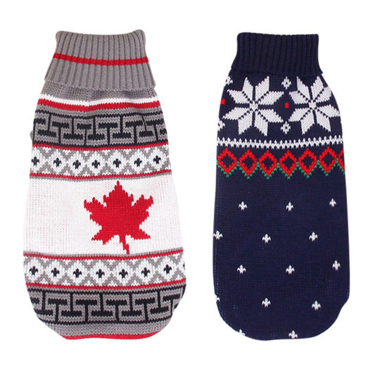Suéter Tejido Cuello Alto Navideño para Perros - Image 3