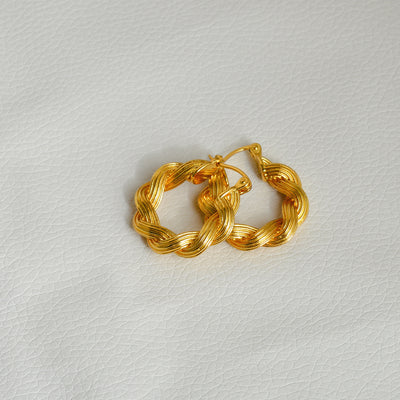 Aretes de Aro Elegantes para Mujer - Diseño Premium - Image 5