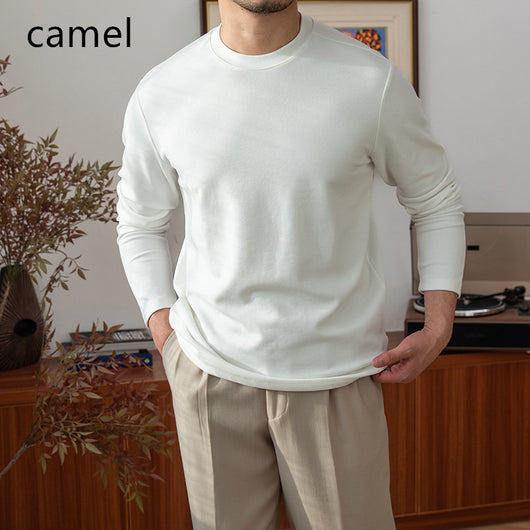 Camiseta Manga Larga Cuello Redondo para Hombre