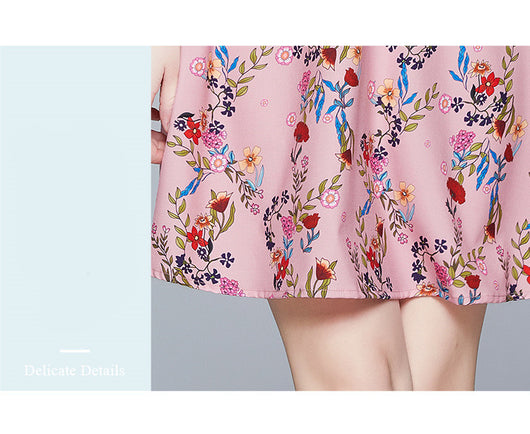 Vestido Otoñal de Encaje con Estampado y Manga Larga - Image 12