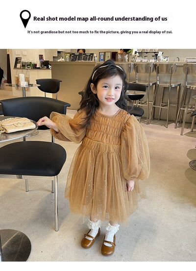 Vestido de Malla Elegante para Niña - Image 8