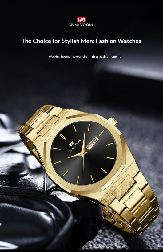 Reloj Casual Ejecutivo con Cadena de Acero - Image 22