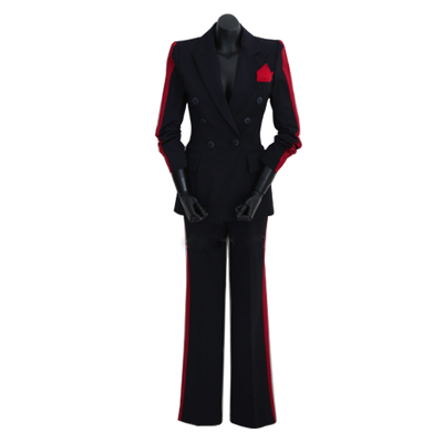 Blazer Ejecutivo Doble Botonadura Ajustado para Mujer - Image 3