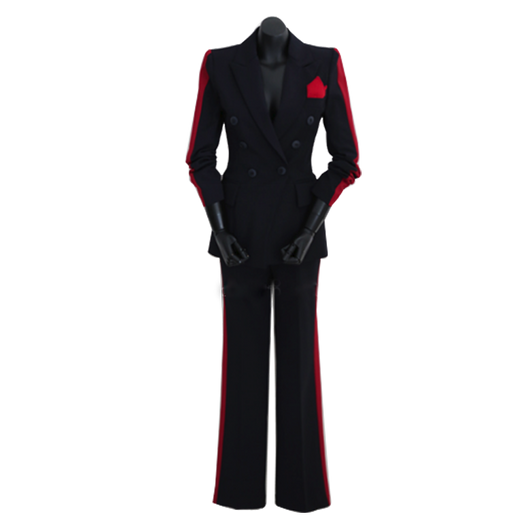 Blazer Ejecutivo Doble Botonadura Ajustado para Mujer - Image 3