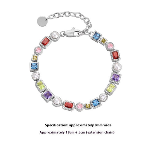 Pulseras de Circón Colorido para Hombre y Mujer - Image 6