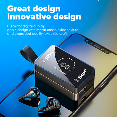 Auriculares Deportivos Inalámbricos TWS Bluetooth con Espejo - Image 9