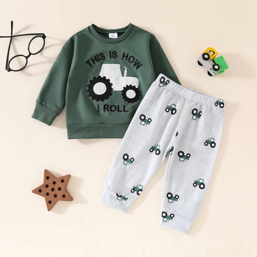 Conjunto Térmico: Suéter de Dos Piezas con Pantalón Largo de Algodón - Image 5