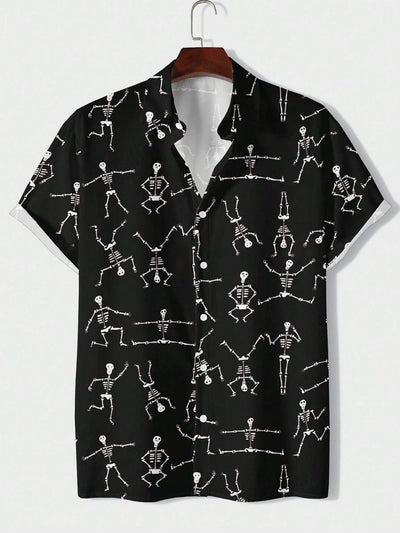 Camisa Casual de Hombre con Rayas Estampadas - Image 14
