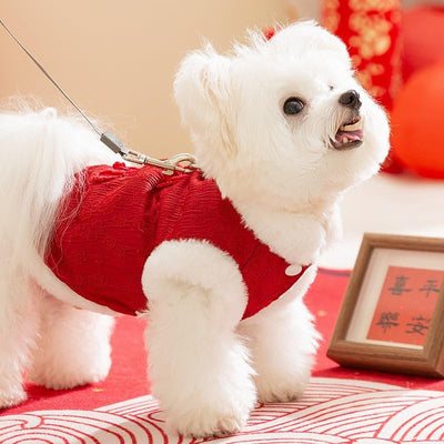 Ropa Festiva Año Nuevo Chino para Perros y Gatos - Diseño Tradicional en Algodón - Image 5