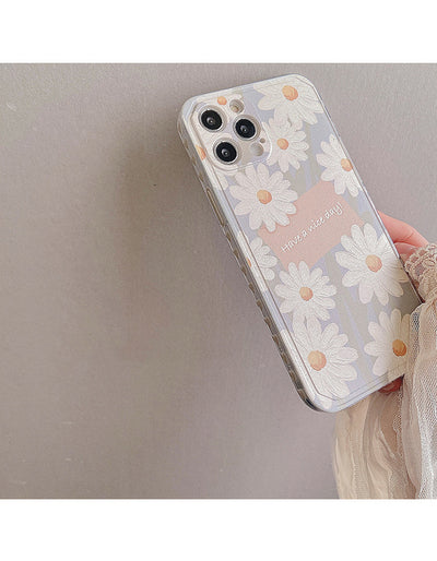 Funda de Silicona para Teléfono con Diseño Floral Transparente y Óleo - Image 8