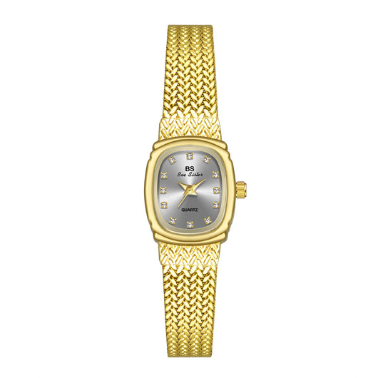 Reloj de Pulsera Dorado Minimalista - Lujo Accesible con Estilo Contemporáneo - Image 5