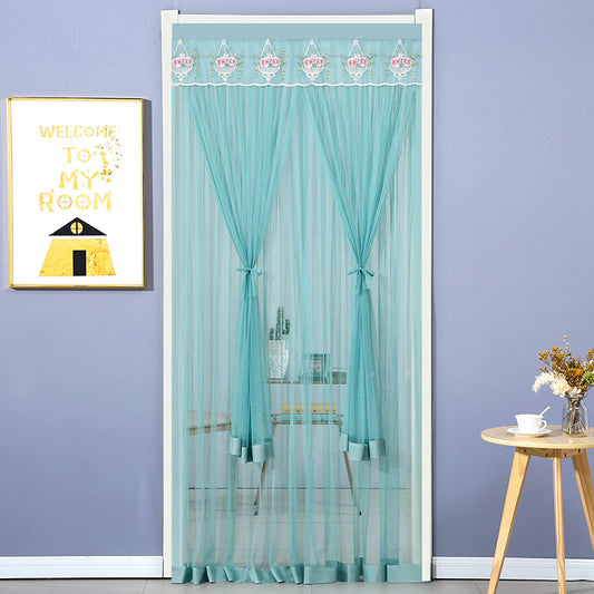Cortina de Malla Antimosquitos sin Perforaciones - Tela Decorativa para Todas las Estaciones