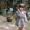 Blusa Infantil con Volantes y Estampado Floral Francés