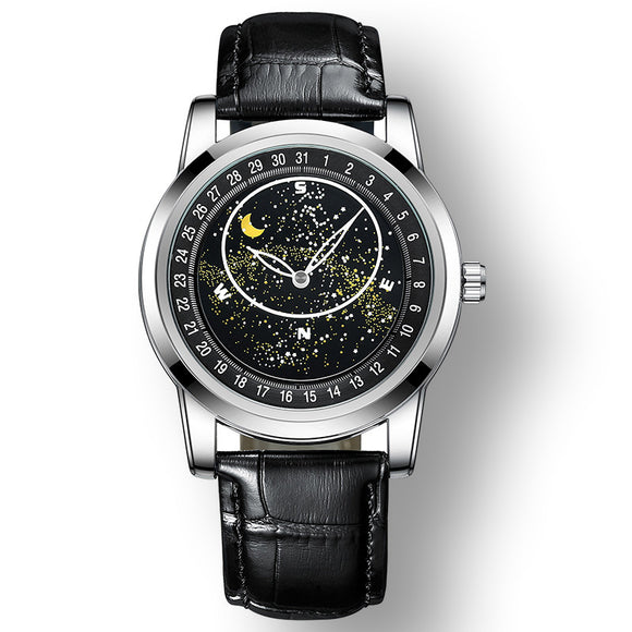 Reloj de Negocios Gypsophila para Hombre - Cuarzo Luminoso Resistente al Agua