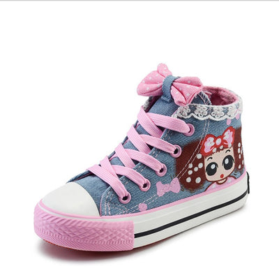 Zapatos de Lona para Niñas Talla 9 - Diseño Otoñal Cómodo - Image 4