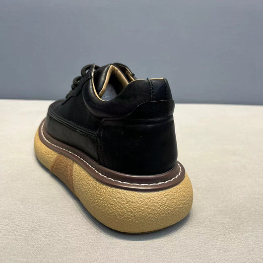 Zapatos Deportivos Cuero Transpirable con Plataforma para Hombre - Image 12
