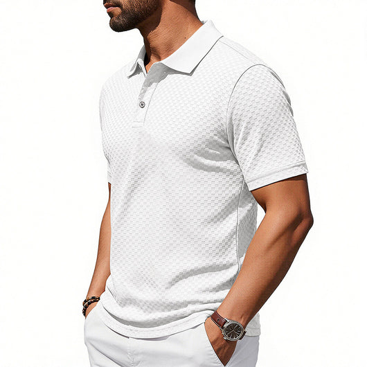Polo Cuadros Hombre Transpirable Casual - Image 9
